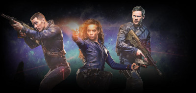  Killjoys follows a fun-loving, hard living trio of interplanetary bounty hunters sworn to remain impartial as they chase deadly warrants throughout the Quad, a distant system on the brink of a bloody, multiplanetary class war. 